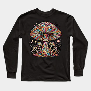 Trippy mushroom Long Sleeve T-Shirt